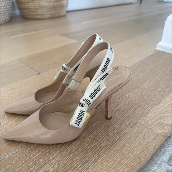 J’Adior Dior Nude Slingback Heels size 39! - Picture 1 of 5
